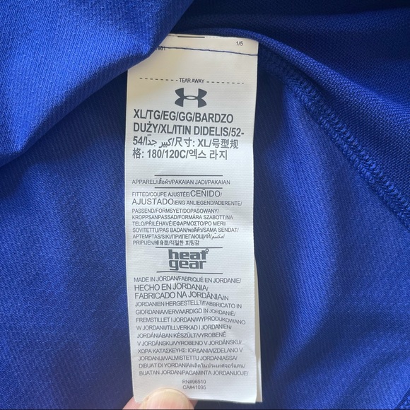 Under Armour Blue Tone Tee Size XL - Picture 5 of 11